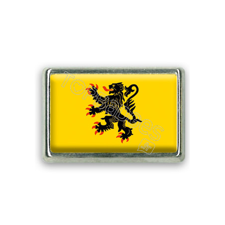 Pins rectangle : Drapeau Nord-Pas-de-Calais