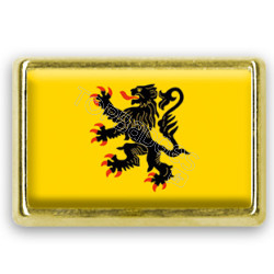 Pins rectangle : Drapeau Nord-Pas-de-Calais