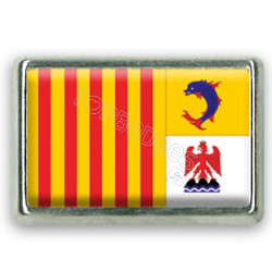 Pins rectangle : Drapeau Provence-Alpes-Côtes d'Azur