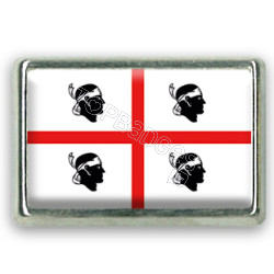 Pins rectangle : Drapeau Sardaigne Pins rectangle : Drapeau Sardaigne