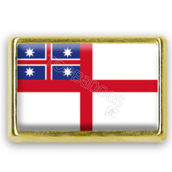 Pins rectangle : Drapeau tribus unies de Nouvelle Zélande