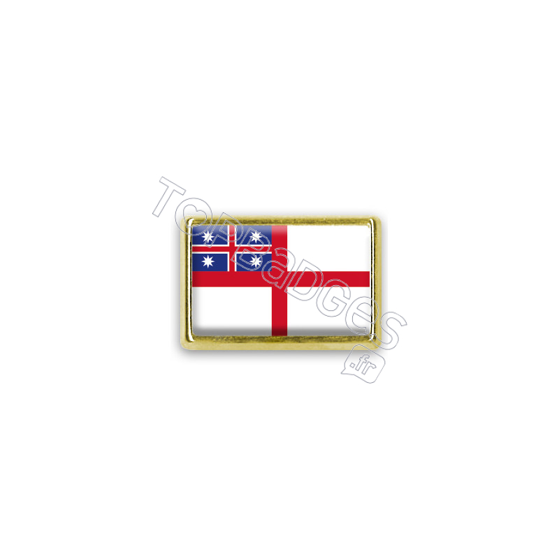 Pins rectangle : Drapeau tribus unies de Nouvelle Zélande