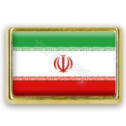 Pins rectangle : Drapeau Iran