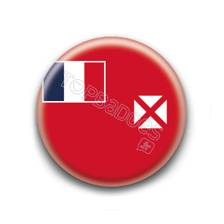 Badge : Drapeau Wallis et Futuna