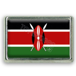 Pins rectangle : Drapeau Kenya