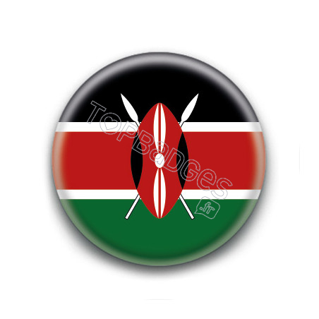 Badge : Drapeau Kenya