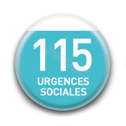 Magnet rond : 115 Urgences sociales