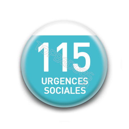 Magnet rond : 115 Urgences sociales