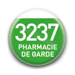 Magnet rond : 3237 Pharmacie de garde