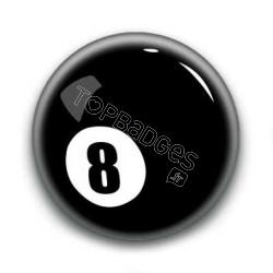 Badge Eight Ball