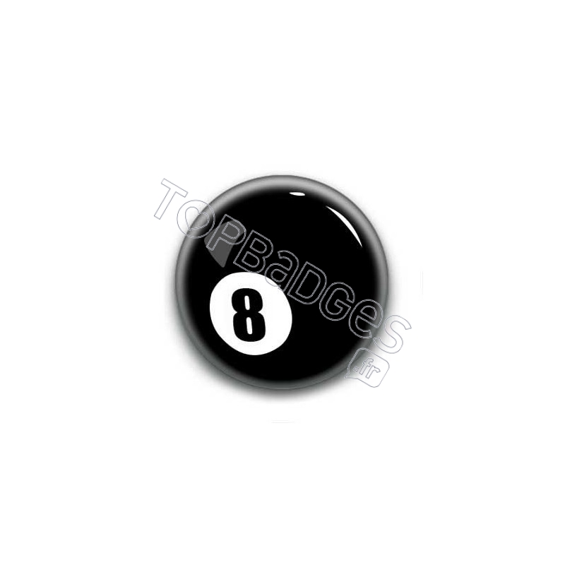 Badge Eight Ball