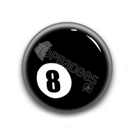 Badge Eight Ball