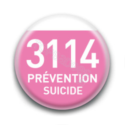 Magnet rond : 3114 Prévention suicide