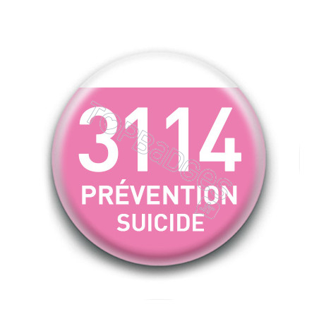 Magnet rond : 3114 Prévention suicide