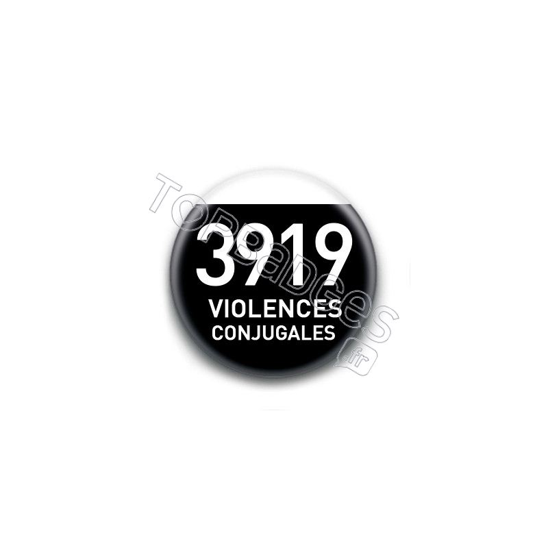 Magnet rond : 3919 Violences conjugales