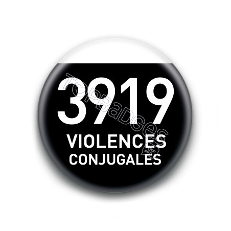 Magnet rond : 3919 Violences conjugales