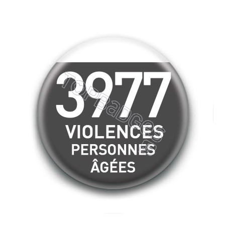 Magnet rond : 3977 Violences personnes âgées