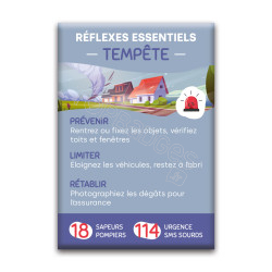 Magnet rectangle : Réflexes tempête