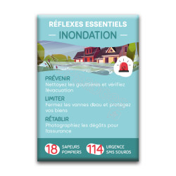 Magnet rectangle : Réflexes inondation
