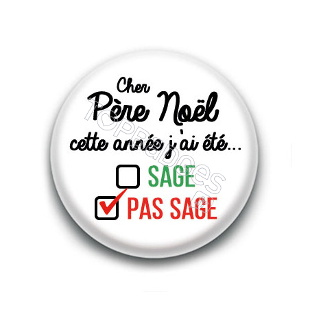 Badge : Pas sage