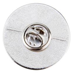 Dos du pin's chromé