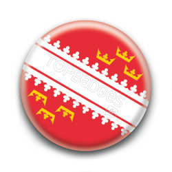 Badge : Drapeau Alsacien