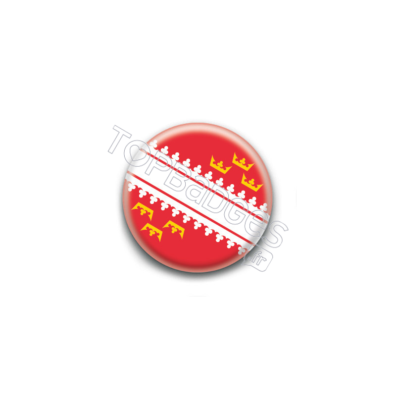 Badge : Drapeau Alsacien