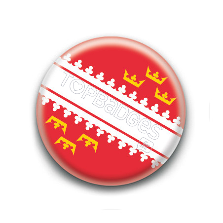 Badge : Drapeau Alsacien