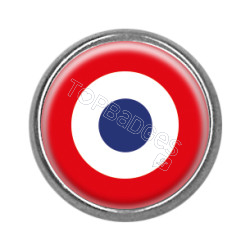 Pins rond : Cocarde française