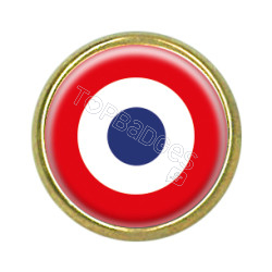 Pins rond : Cocarde française