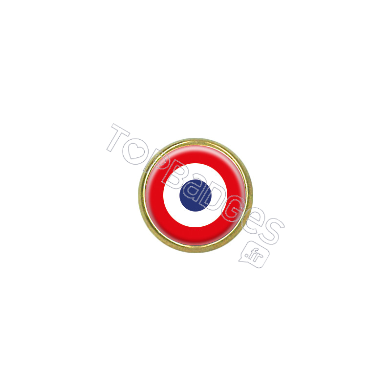 Pins rond : Cocarde française