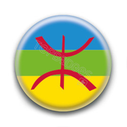 Badge : Drapeau Berbère Amazigh