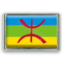Pins rectangle : Drapeau Berbère Amazigh