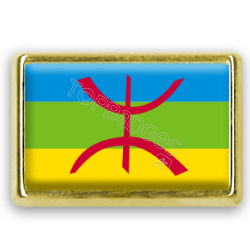 Pins rectangle : Drapeau Berbère Amazigh