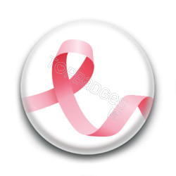 Badge : Ruban Rose
