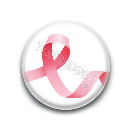 Badge : Ruban Rose