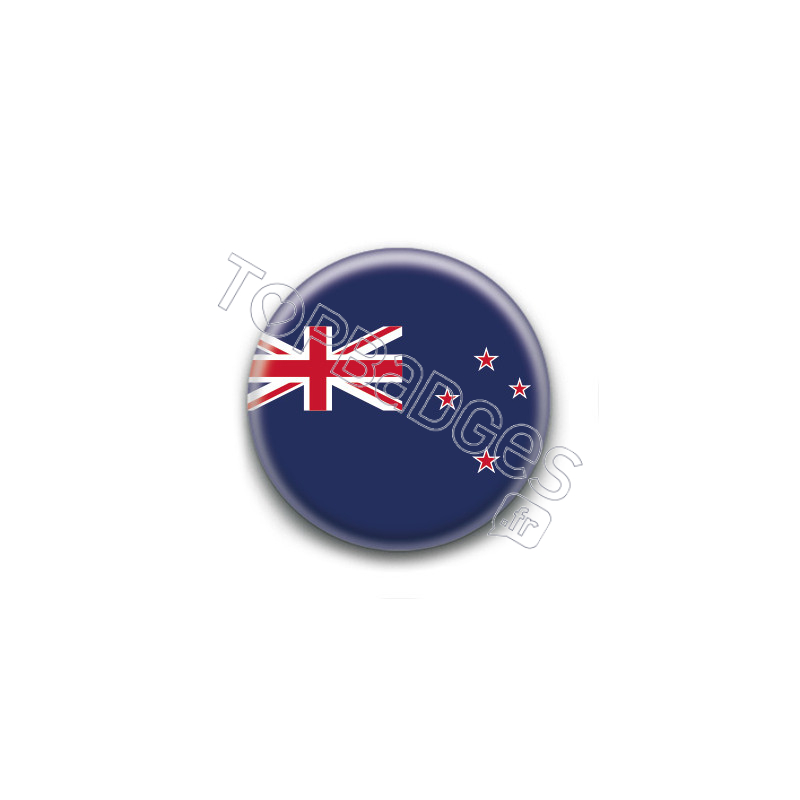 Badge : Drapeau Nouvelle Zélande