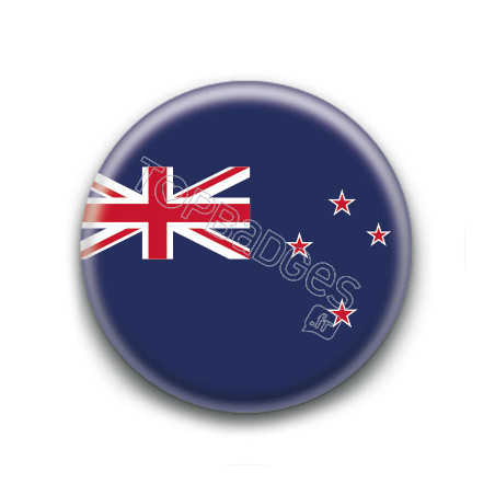 Badge : Drapeau Nouvelle Zélande