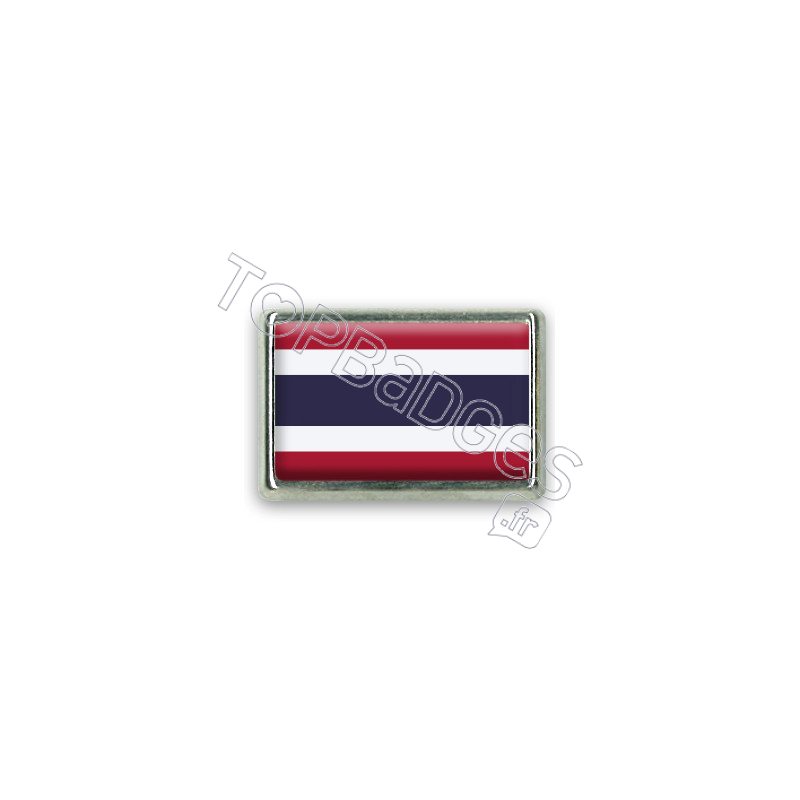 Pins rectangle : Drapeau Thaïlande