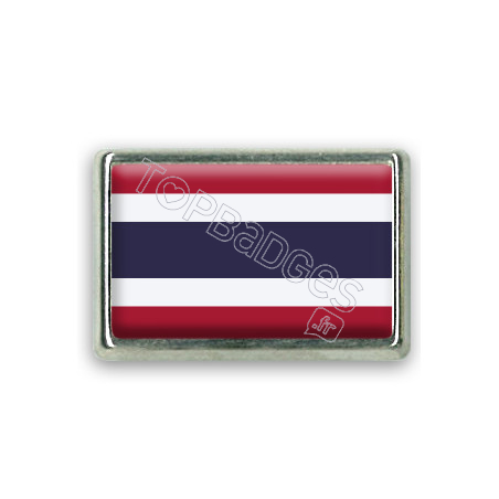 Pins rectangle : Drapeau Thaïlande