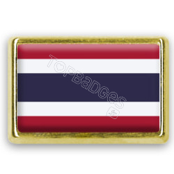 Pins rectangle : Drapeau Thaïlande