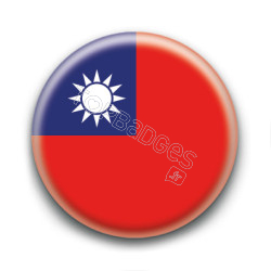 Badge : Drapeau Taïwan
