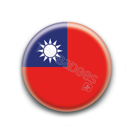 Badge : Drapeau Taïwan