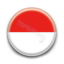 Badge : Drapeau Indonésie