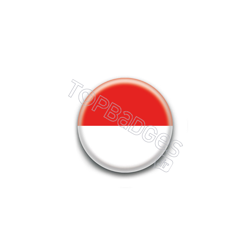 Badge : Drapeau Indonésie