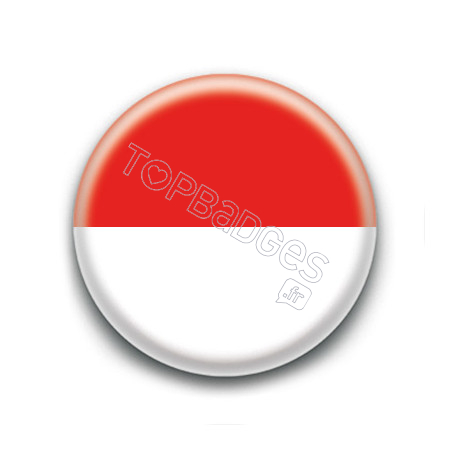 Badge : Drapeau Indonésie