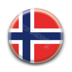 Badge : Drapeau Norvège