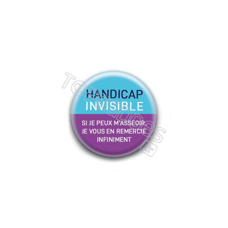 Badge : Handicap invisible