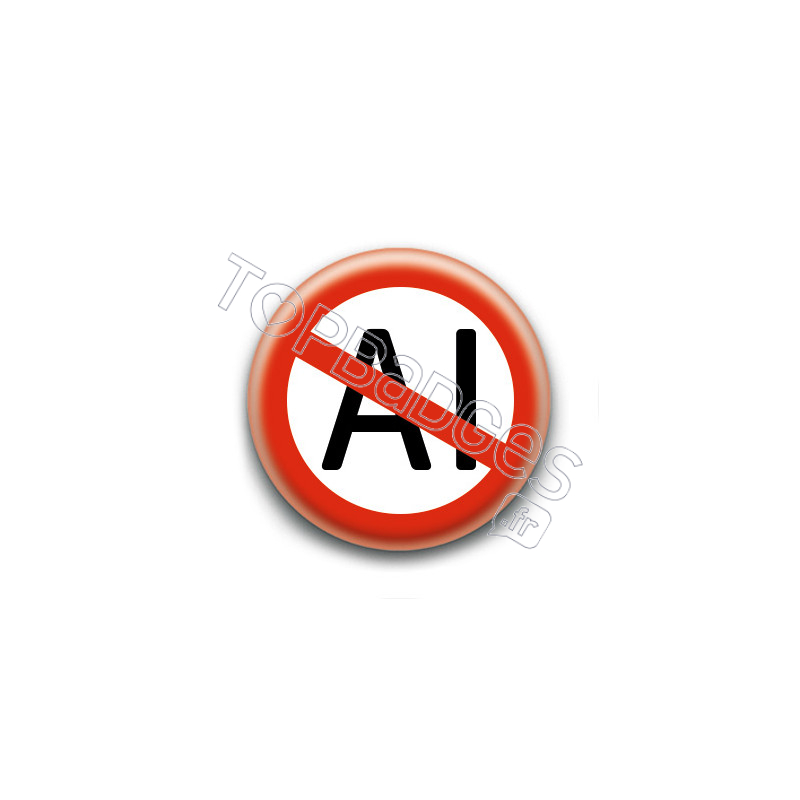 Badge : No AI, non à l'IA