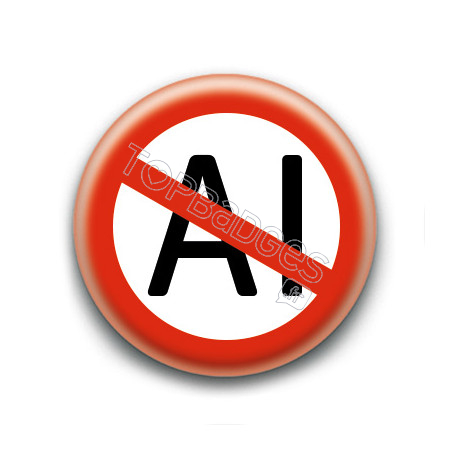 Badge : No AI, non à l'IA